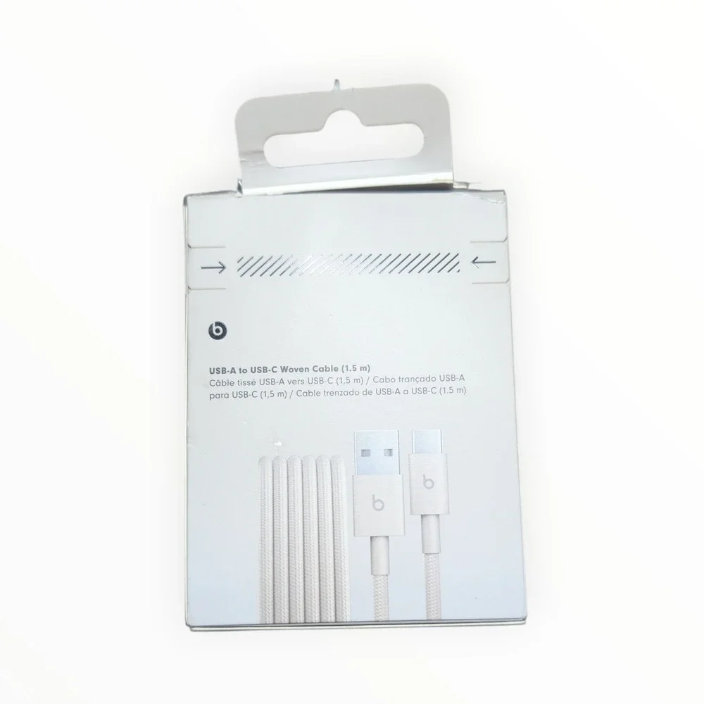 D7-O Beats USB-A To USB-C‎ Cable 1.5m Fast Charge Woven - Stone